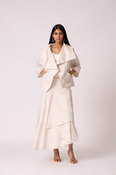 Sandra Jacquard Set - Ecru